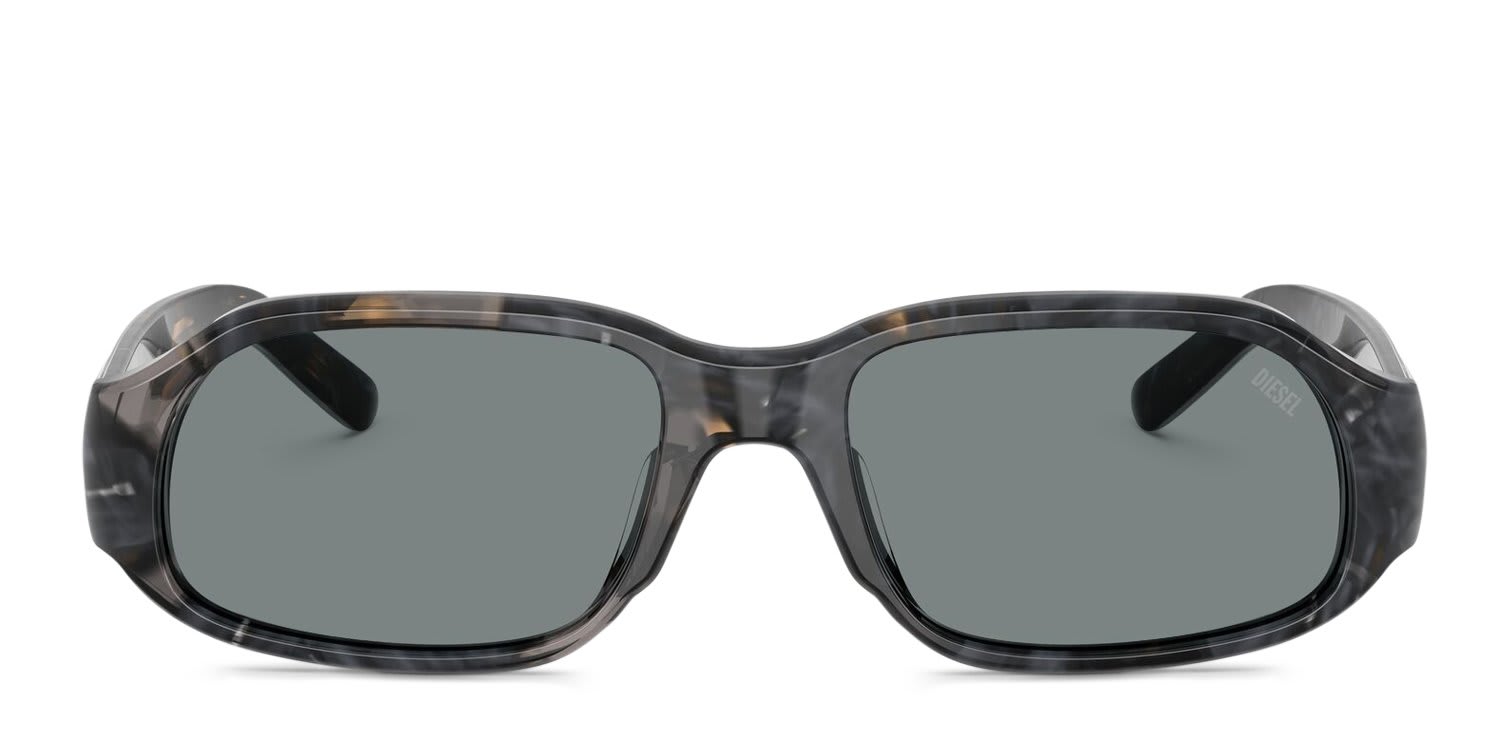 Diesel DL2009U Brown, Gray, Tortoise glasses - Brown / Gray / Tortoise - Frontal View