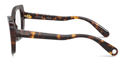 Swarovski SK2066U Tortoise glasses - Tortoise - Side View
