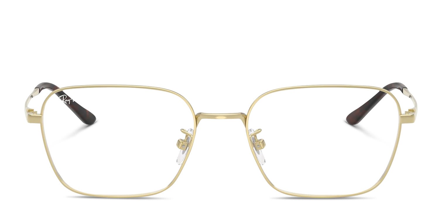 Ray-Ban RX8784D Gold glasses - Gold - Frontal View