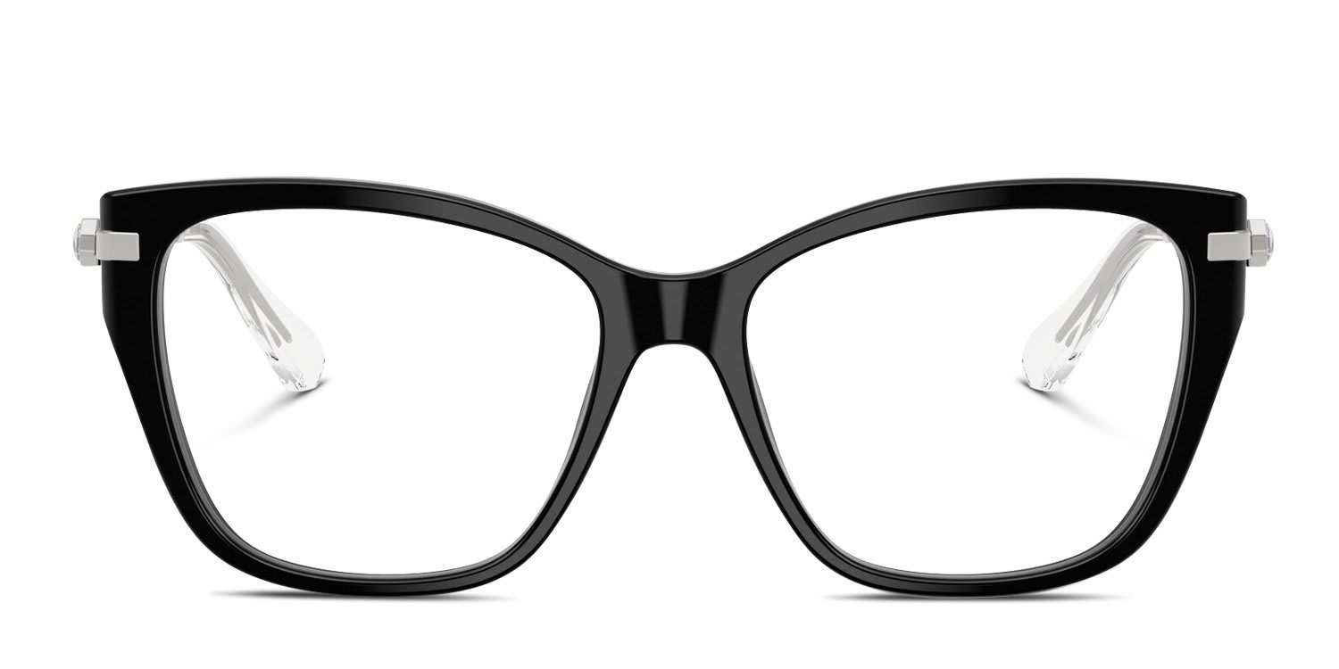 Swarovski SK2060 Black glasses - Black - Frontal View