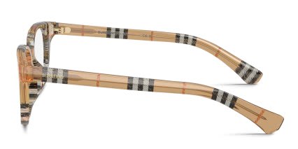 Burberry BE2462D Multicolor, Brown glasses - Multicolor / Brown - Side View