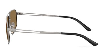 Emporio Armani EA2173 Gunmetal, Brown glasses - Gunmetal / Brown - Side View