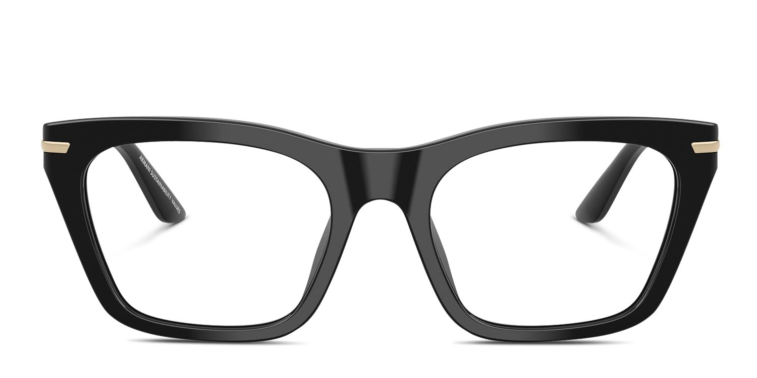 Emporio Armani EA3283BU Black glasses - Black - Frontal View