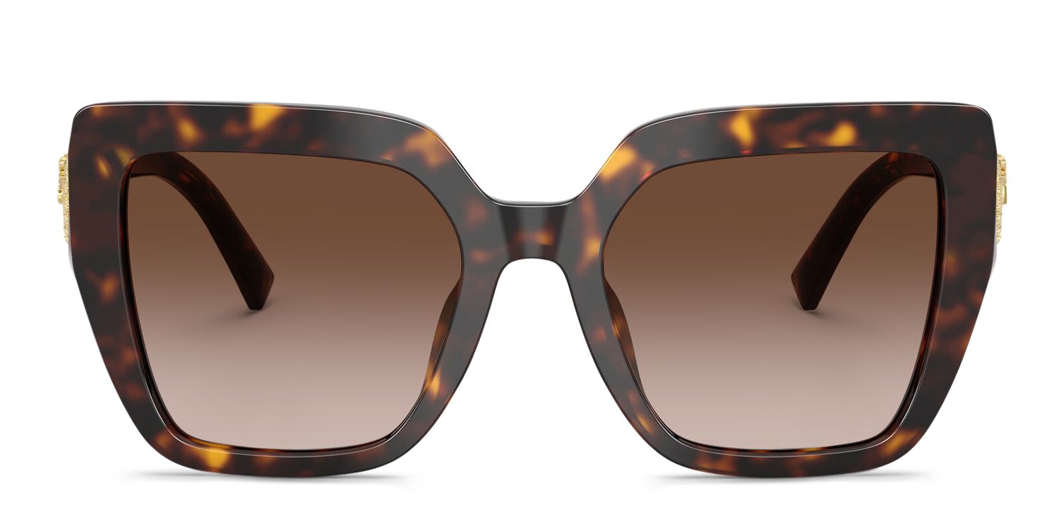 Dolce & Gabbana DG4538 Tortoise, Brown glasses - Tortoise / Brown - Frontal View