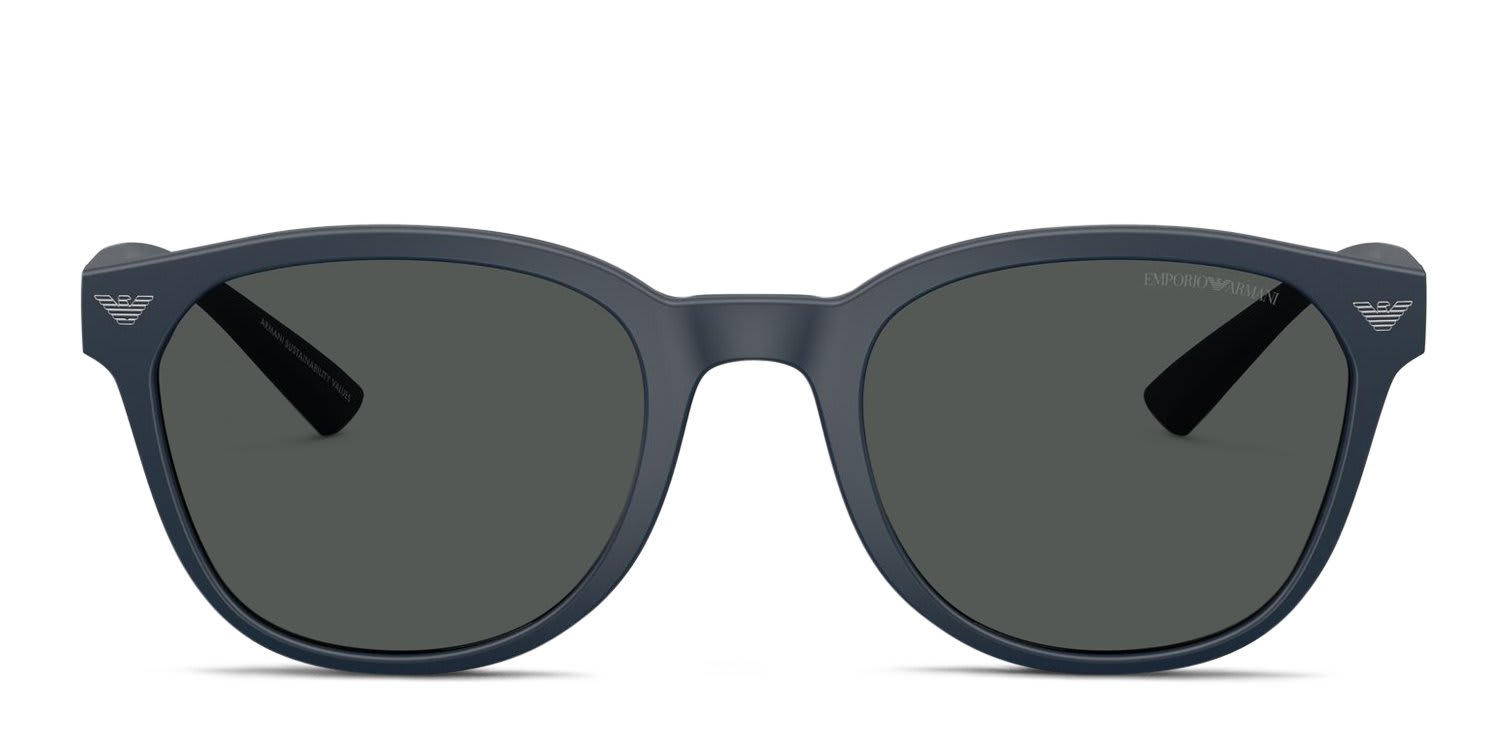 Emporio Armani EA4225U Blue, Gray glasses - Blue / Gray - Frontal View