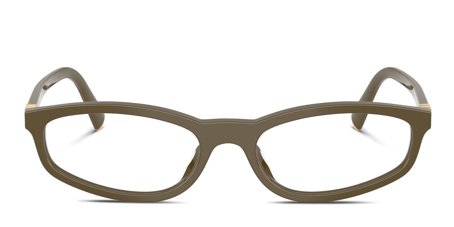 Miu Miu MU01ZV Brown glasses - Brown - Frontal View
