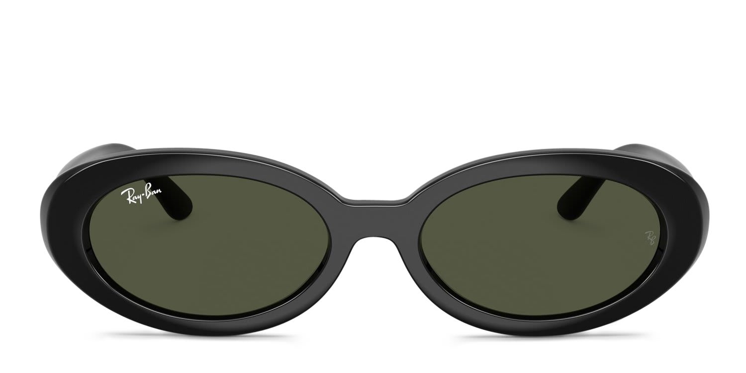 Ray-Ban RB2223 Black, Green glasses - Black / Green - Frontal View