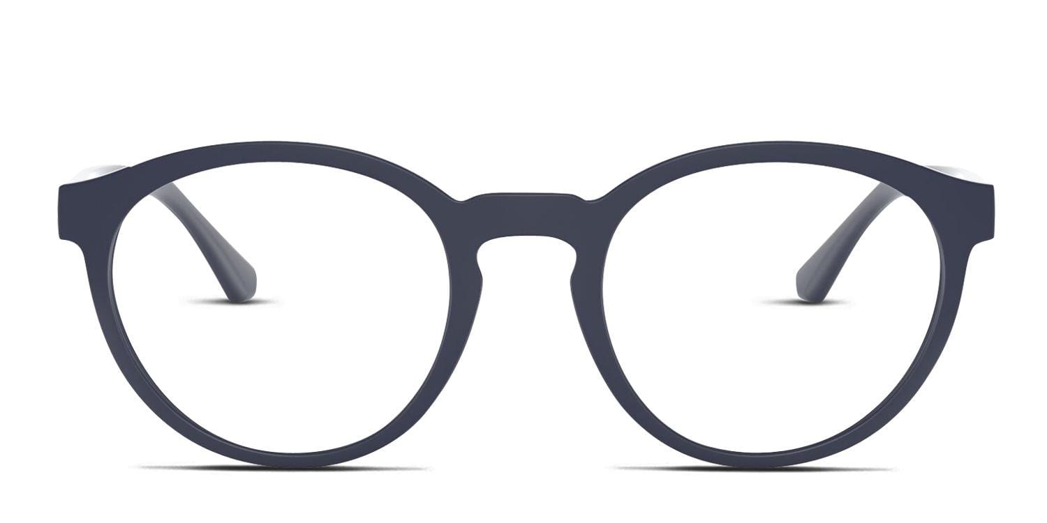Emporio Armani EA4152 w/Clip-On Blue glasses - Blue - Frontal View