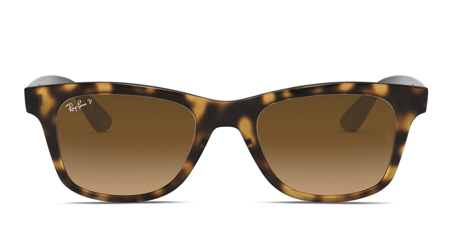 Ray-Ban RB4640 tortoise frame with brown gradient lenses. Lenses ...