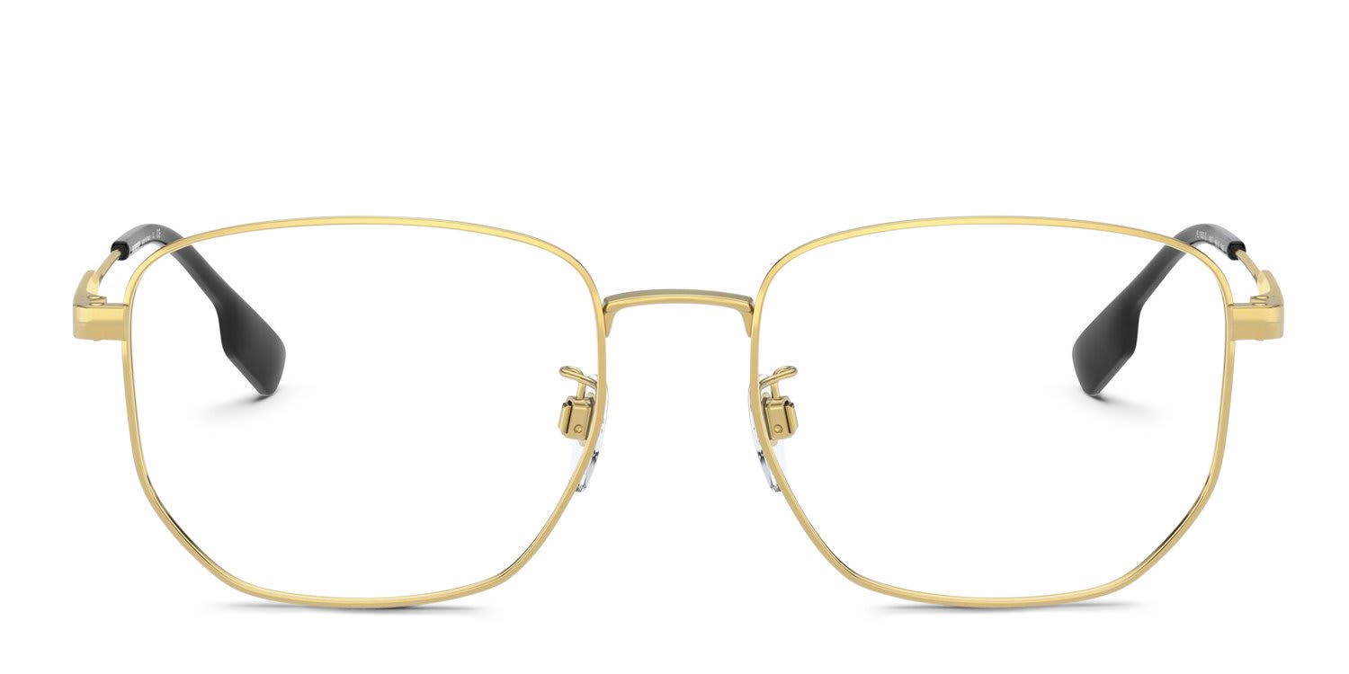 Burberry BE1352D Gold glasses - Gold - Frontal View