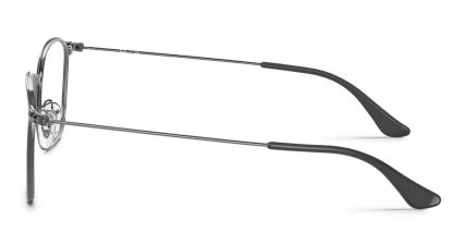 Ray-Ban RX6466 Gray, Gunmetal glasses - Gray / Gunmetal - Side View