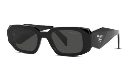 Prada PR17WS Symbole Shiny Black glasses - Shiny Black - Angle View