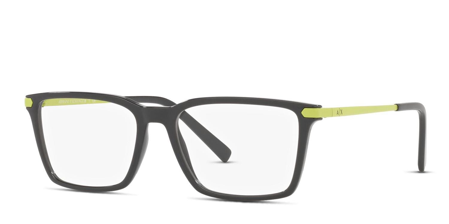 Armani Exchange AX3077 Gray/Yellow Prescription Eyeglasses