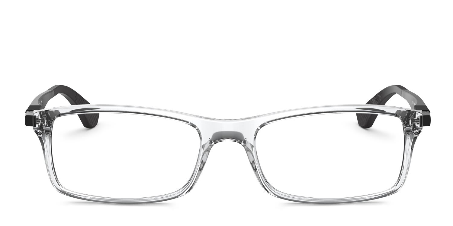 Ray-Ban RX7017 Clear glasses - Clear - Frontal View