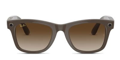 Ray-Ban Stories RW4004 Wayfarer Large Brown