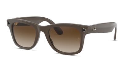 Ray-Ban Stories RW4004 Wayfarer Large Brown