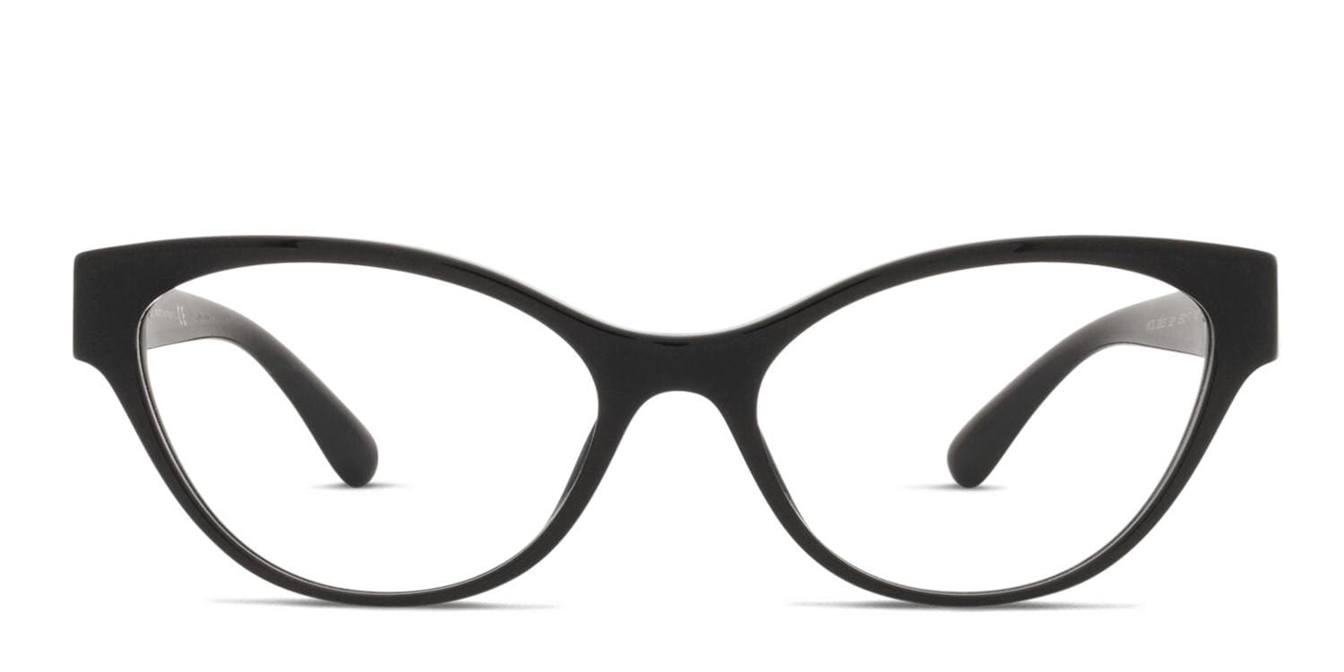 Versace VE3305 Black Prescription Eyeglasses