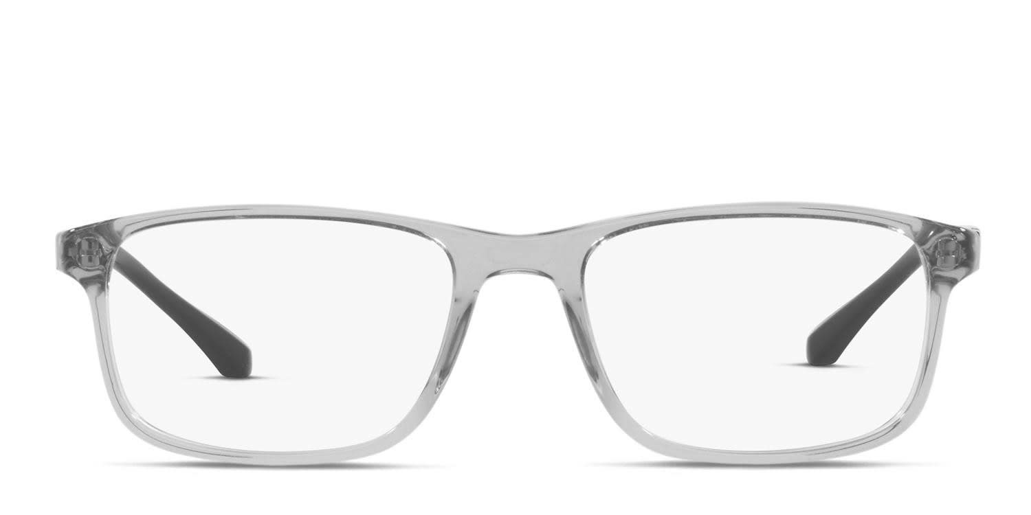 Emporio Armani EA3098 Gray, Clear glasses - Gray / Clear - Frontal View