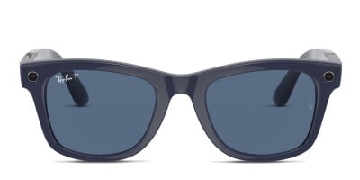 Ray-Ban Stories RW4004 Wayfarer Large Blue