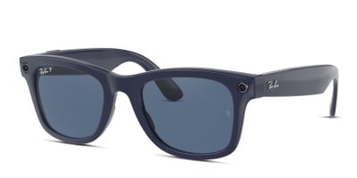 Ray-Ban Stories RW4004 Wayfarer Large Blue