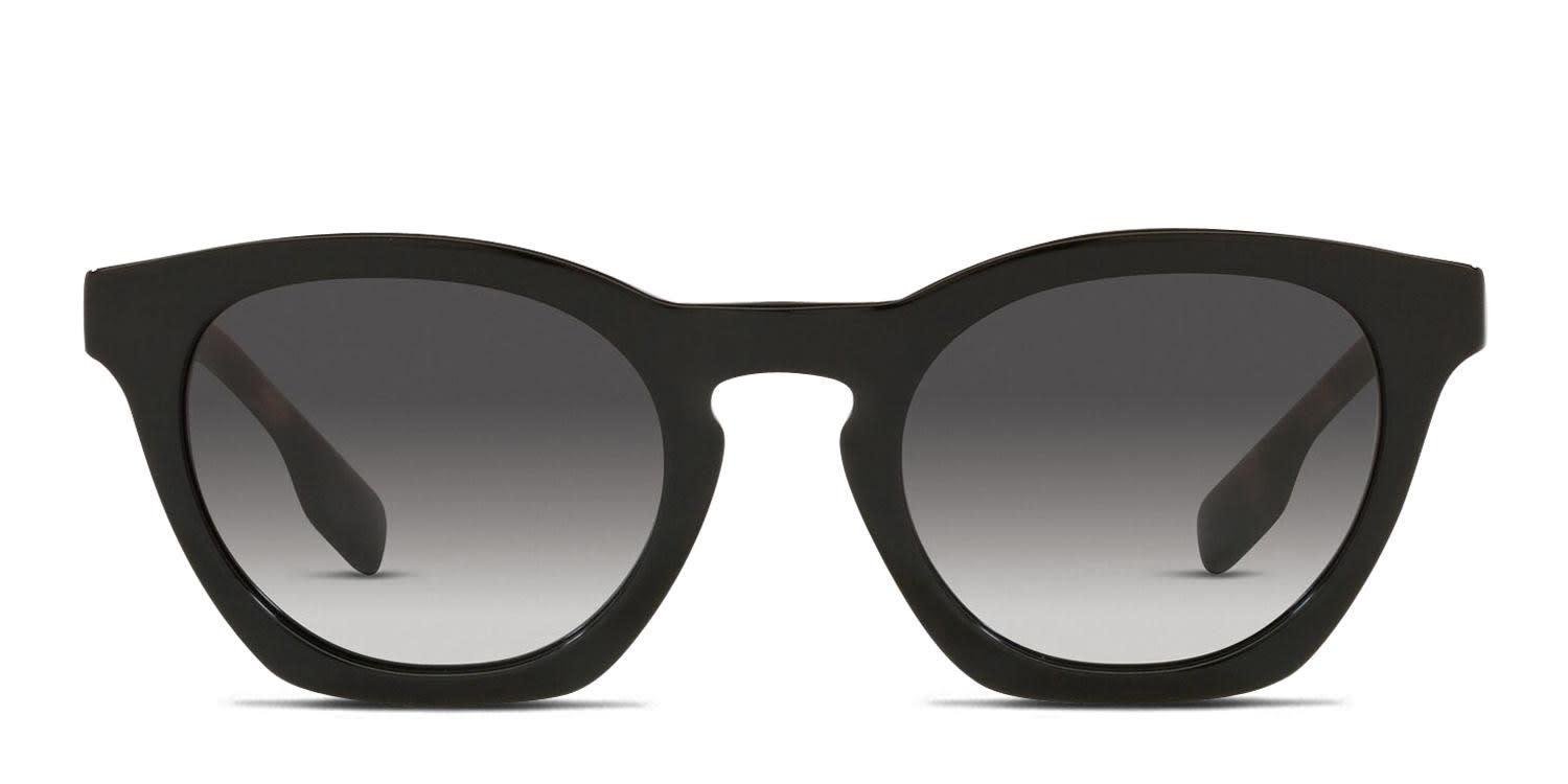 Burberry BE4367 Yvette Shiny Black Prescription Sunglasses