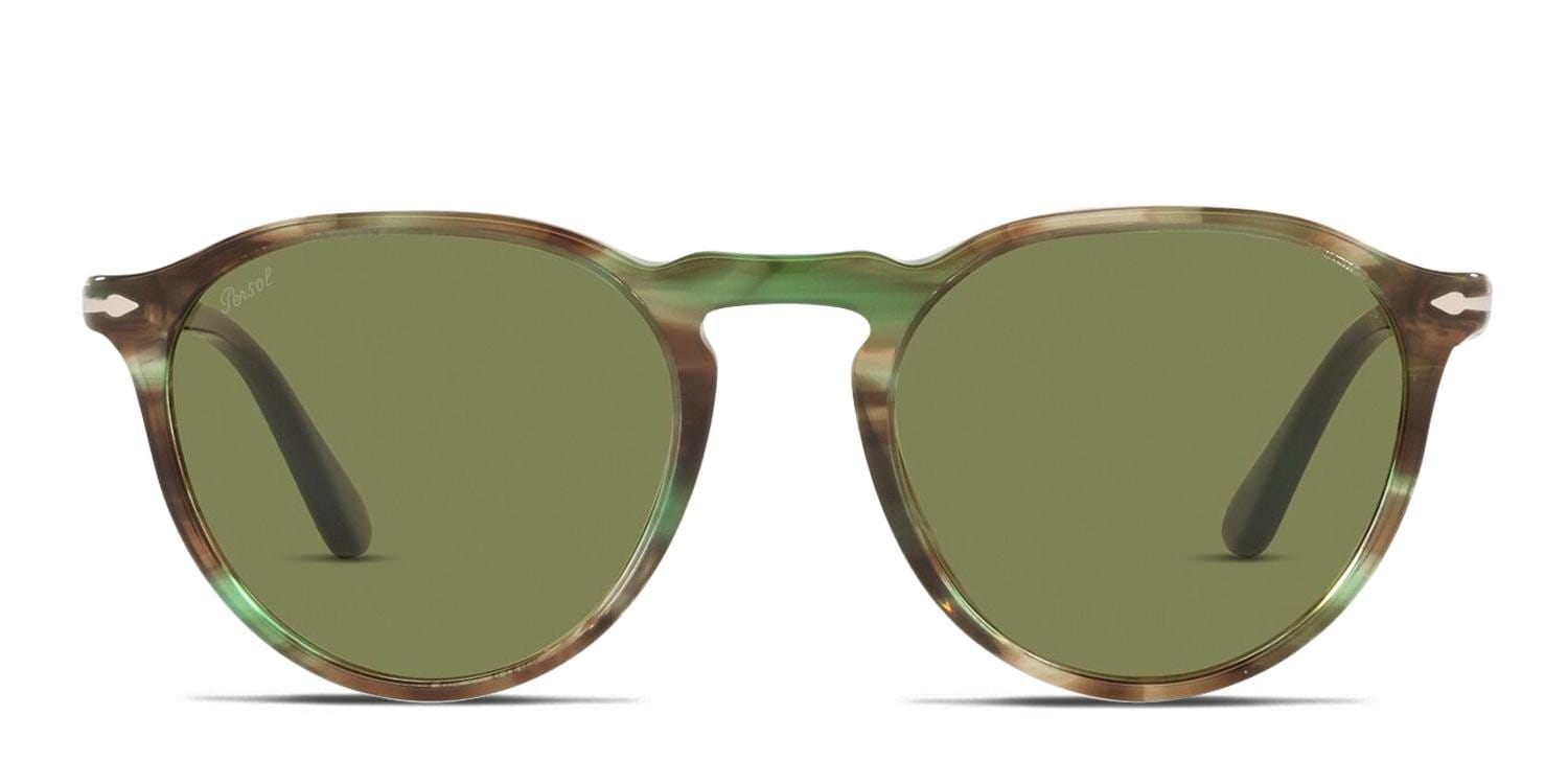 Persol PO3286S Green/Brown/Tortoise Prescription Sunglasses