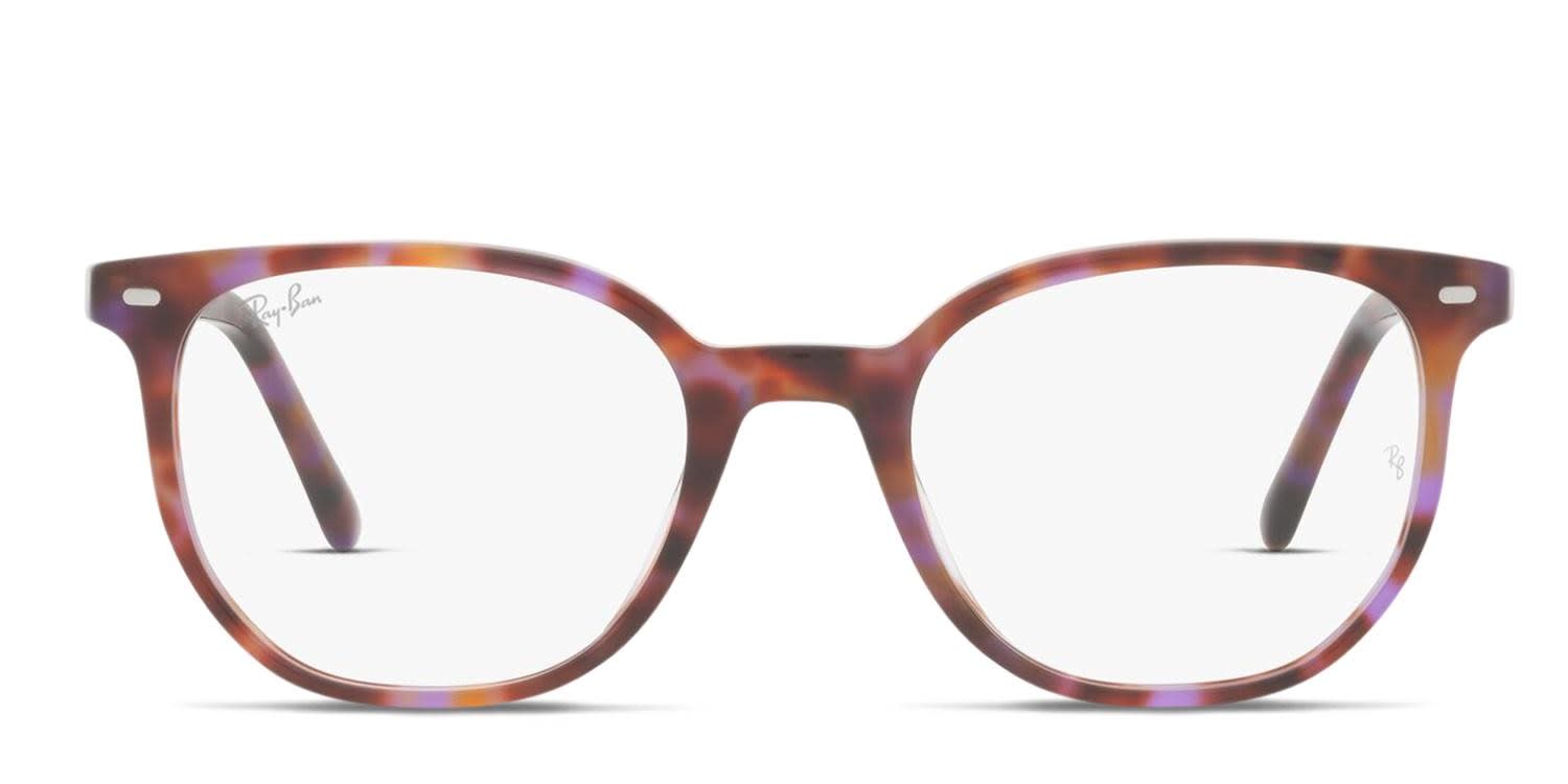 Ray-Ban RX5397 Elliot Tortoise, Purple glasses - Tortoise / Purple - Frontal View