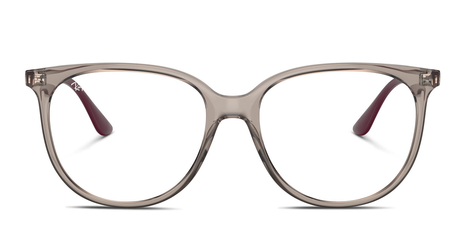 Ray-Ban RX4378V Clear, Gray glasses - Clear / Gray - Frontal View