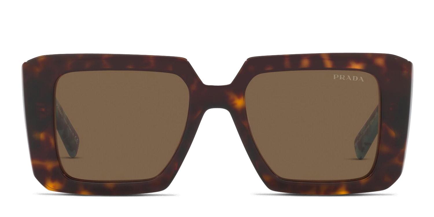 Prada PR 23YS Tortoise Square Full Frame sunglasses - front