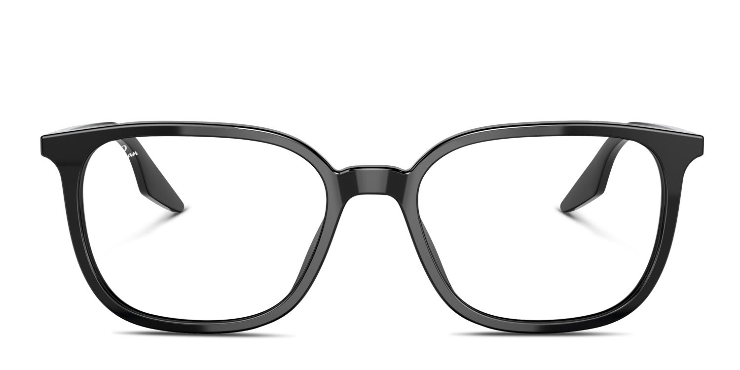 Ray-Ban RX5406F Black glasses - Black - Frontal View