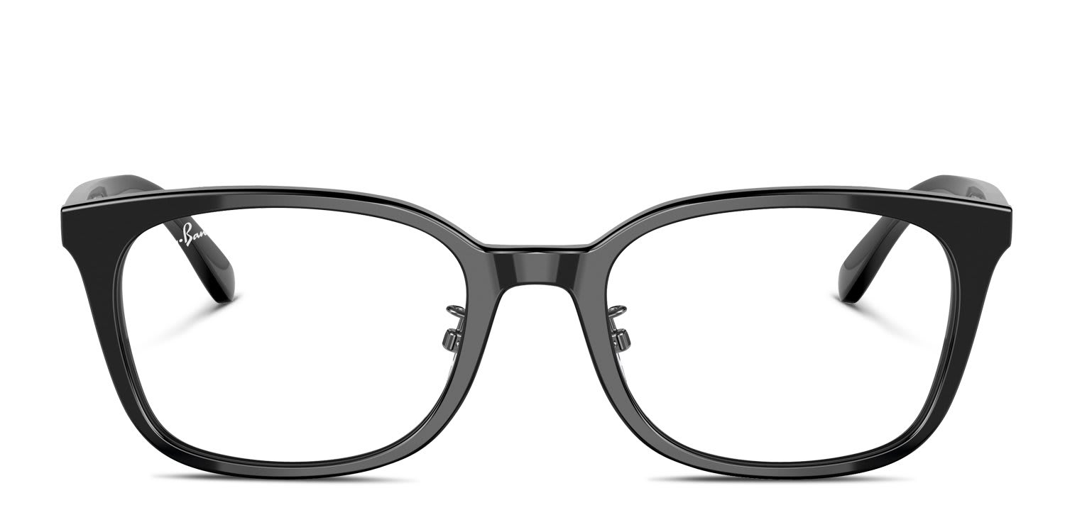 Ray-Ban RX5407D Black glasses - Black - Frontal View