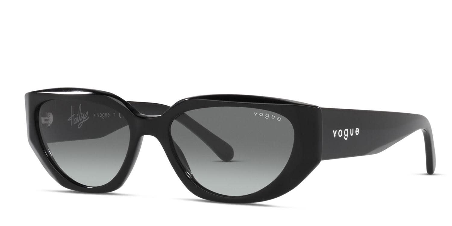 Hailey x Vogue VO5438S Shiny Black Prescription Sunglasses
