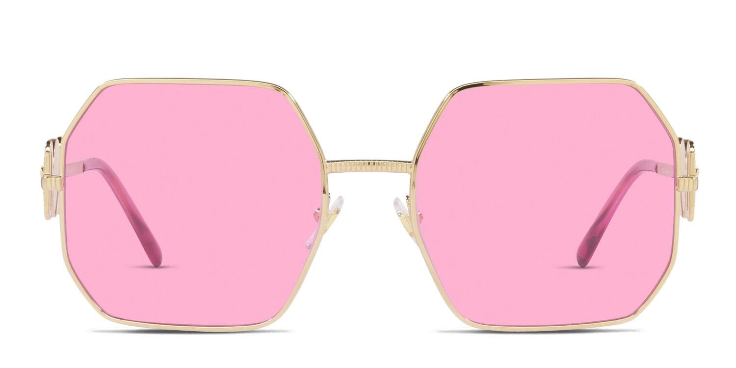 versace pink mirror sunglasses