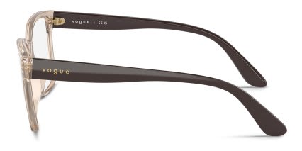 Vogue VO5452 Clear, Brown glasses - Clear / Brown - Side View