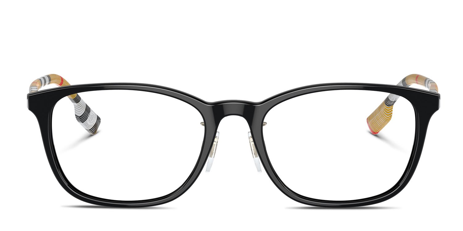 Burberry BE2371D Black glasses - Black - Frontal View
