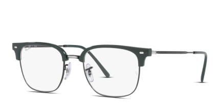 Ray-Ban RX7216 New Clubmaster Green, Black glasses - Green / Black - Angle View