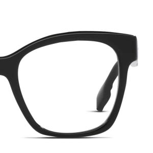 Burberry BE2363 Sylvie Shiny Black Eyeglasses | Includes Free Rx Lenses ...