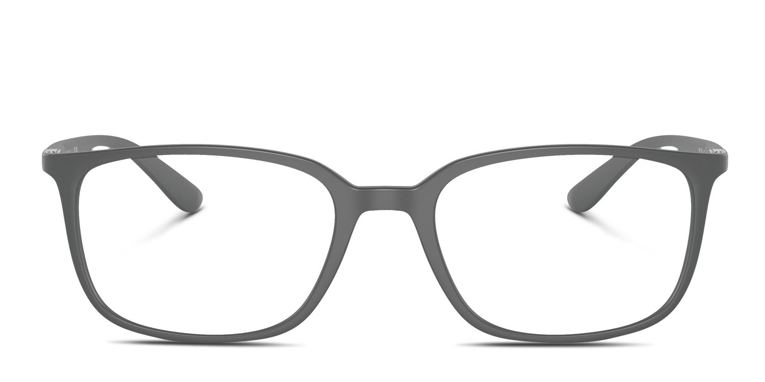 Ray-Ban RX7208 Gray glasses - Gray - Frontal View