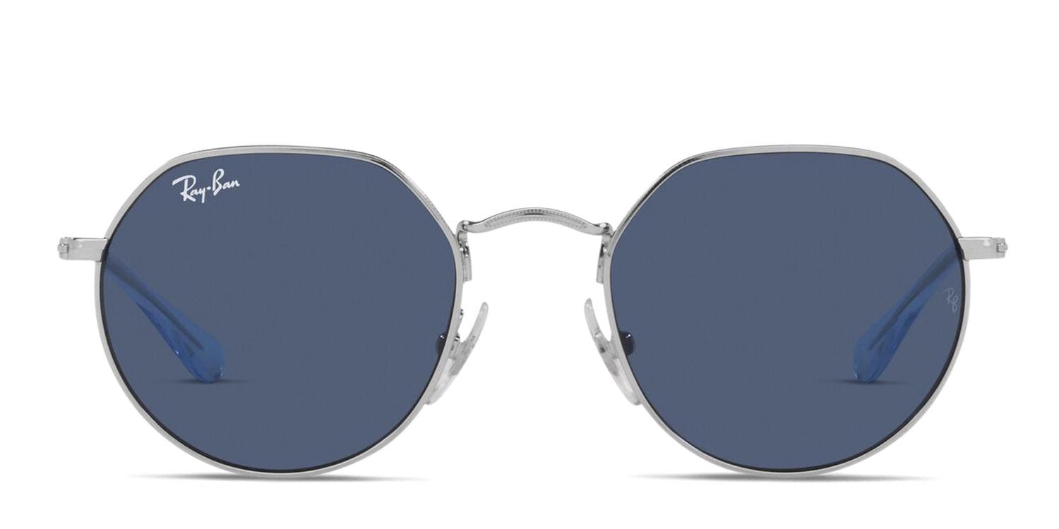 Ray-Ban RJ9565S Jack Kids Silver glasses - Silver - Frontal View