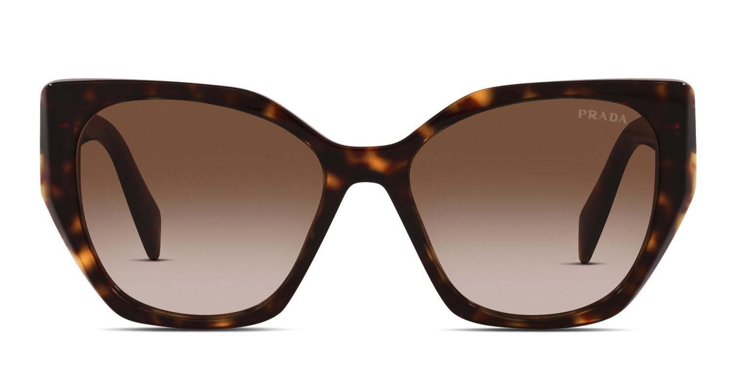 Prada PR19ZS Tortoise glasses - Tortoise - Frontal View