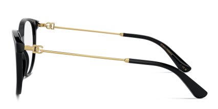 Dolce & Gabbana DG3363 Black glasses - Black - Side View