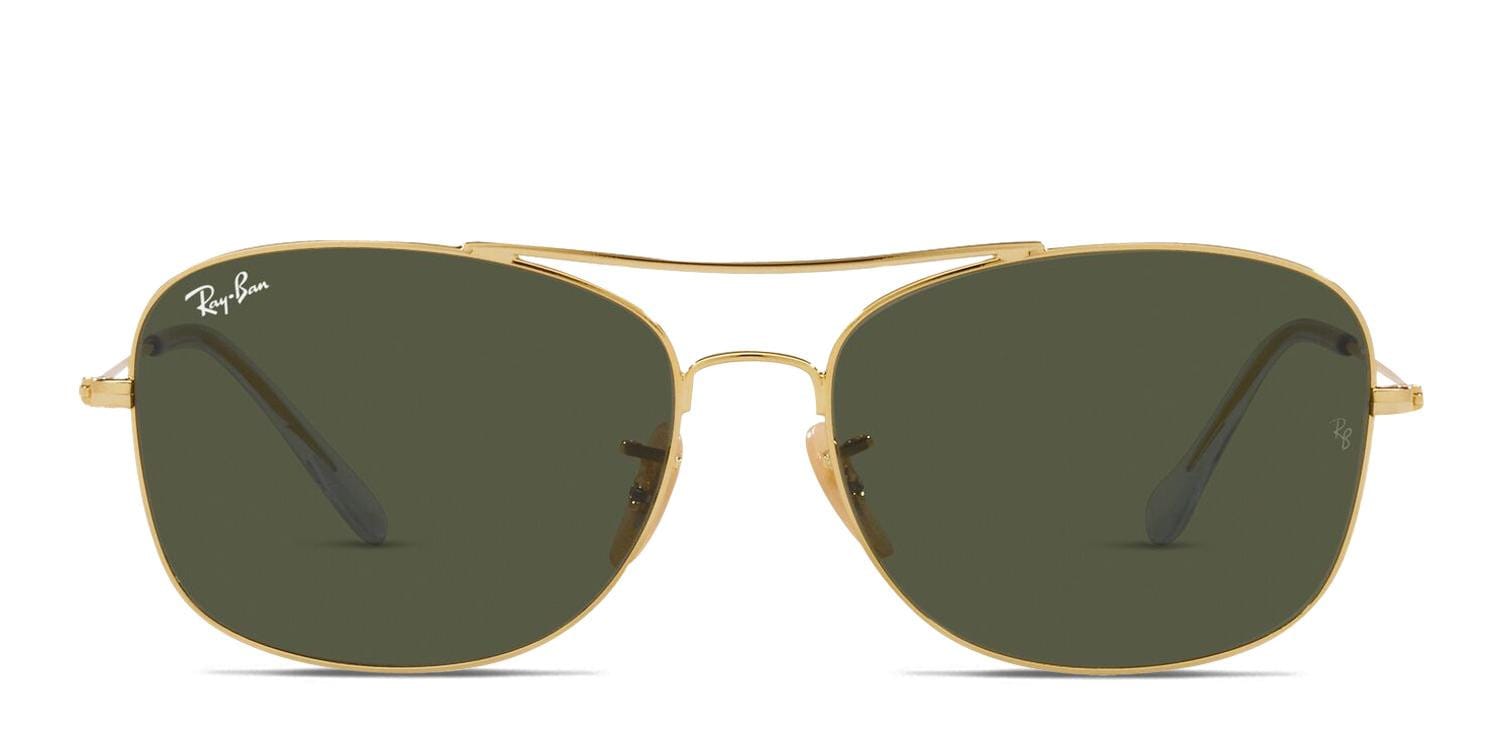 Ray-Ban RB3799 Gold/Green Prescription Sunglasses