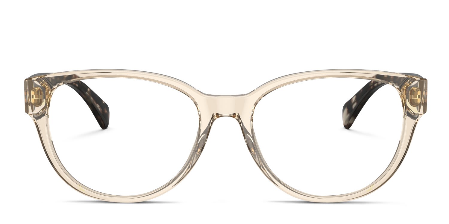 Ralph Lauren RA7151 Clear, Brown glasses - Clear / Brown - Frontal View