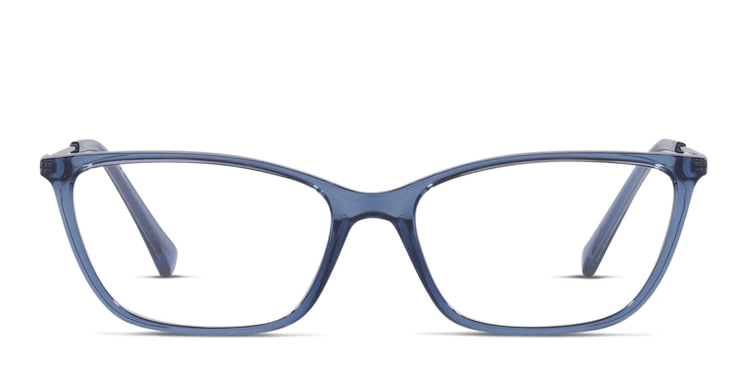 Ralph Lauren RA7124 Blue , Clear Eyeglasses | Includes Free Rx Lenses ...