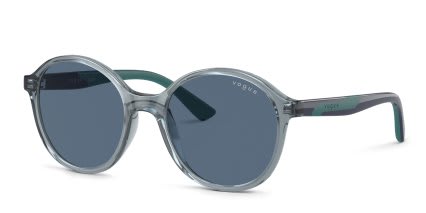 Vogue Eyewear VJ2018 Kids Blue, Clear glasses - Blue / Clear - Angle View