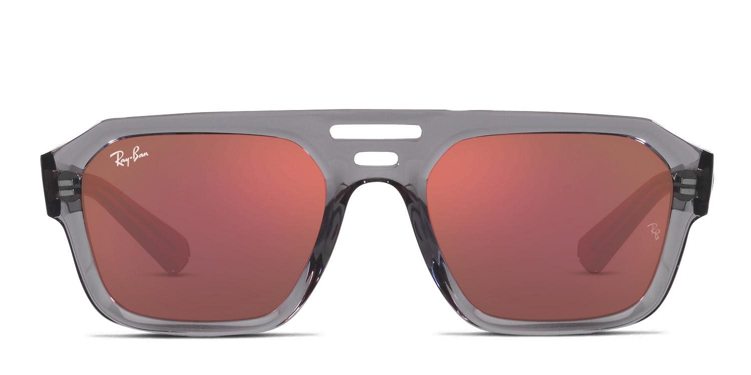 Ray Ban Rb4397 Ray-Ban RB4397 Corrigan Gray Prescription Sunglasses - 50% Off Lenses