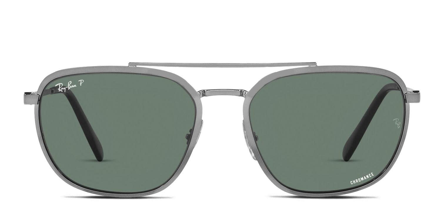 Raybank Rb3708 Ray-Ban RB3708 Gunmetal Prescription Sunglasses - 50% Off Lenses