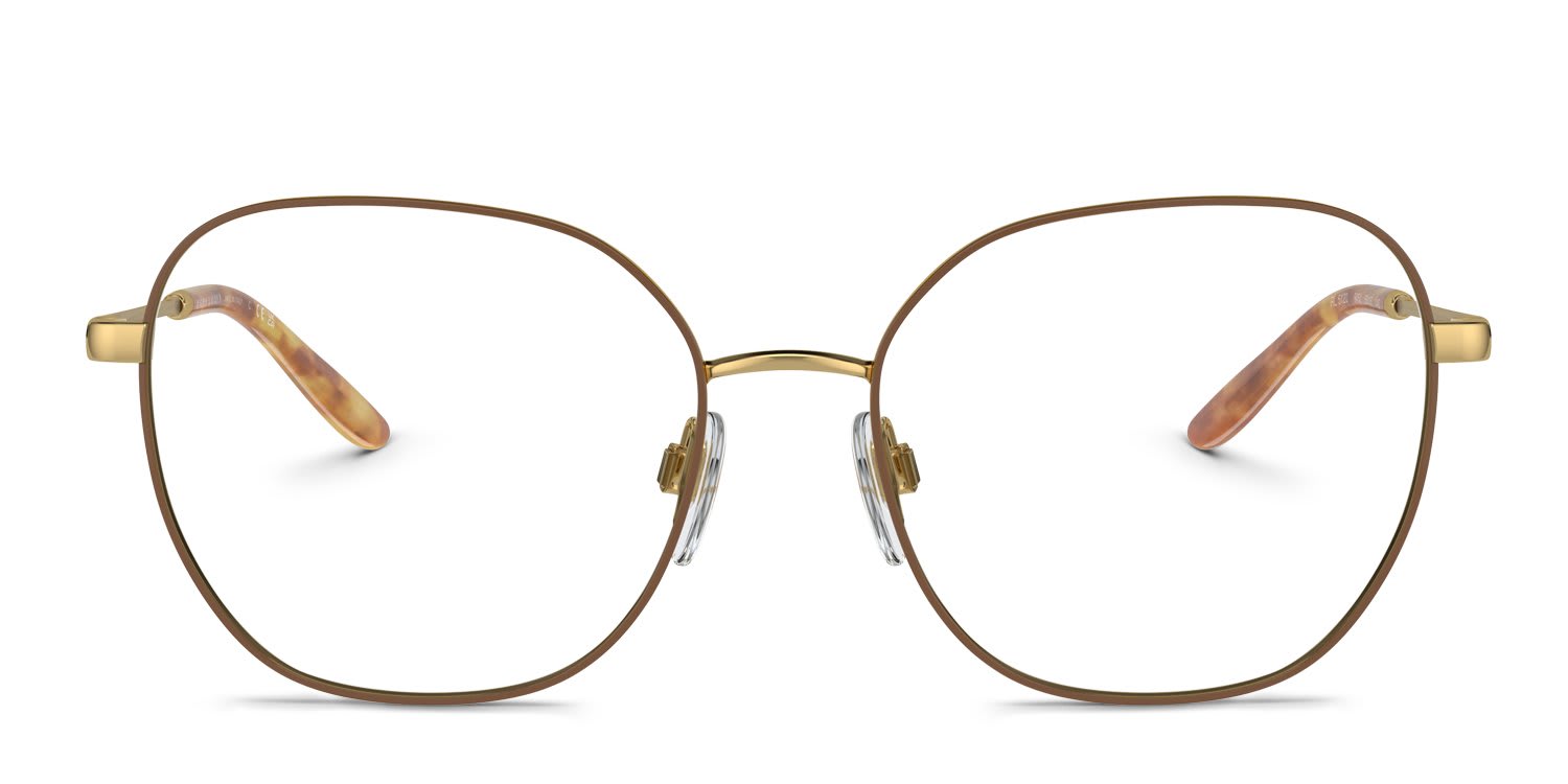 Ralph Lauren RL5120 Brown, Gold glasses - Brown / Gold - Frontal View