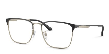 Emporio Armani EA1146D Black, Gold glasses - Black / Gold - Angle View