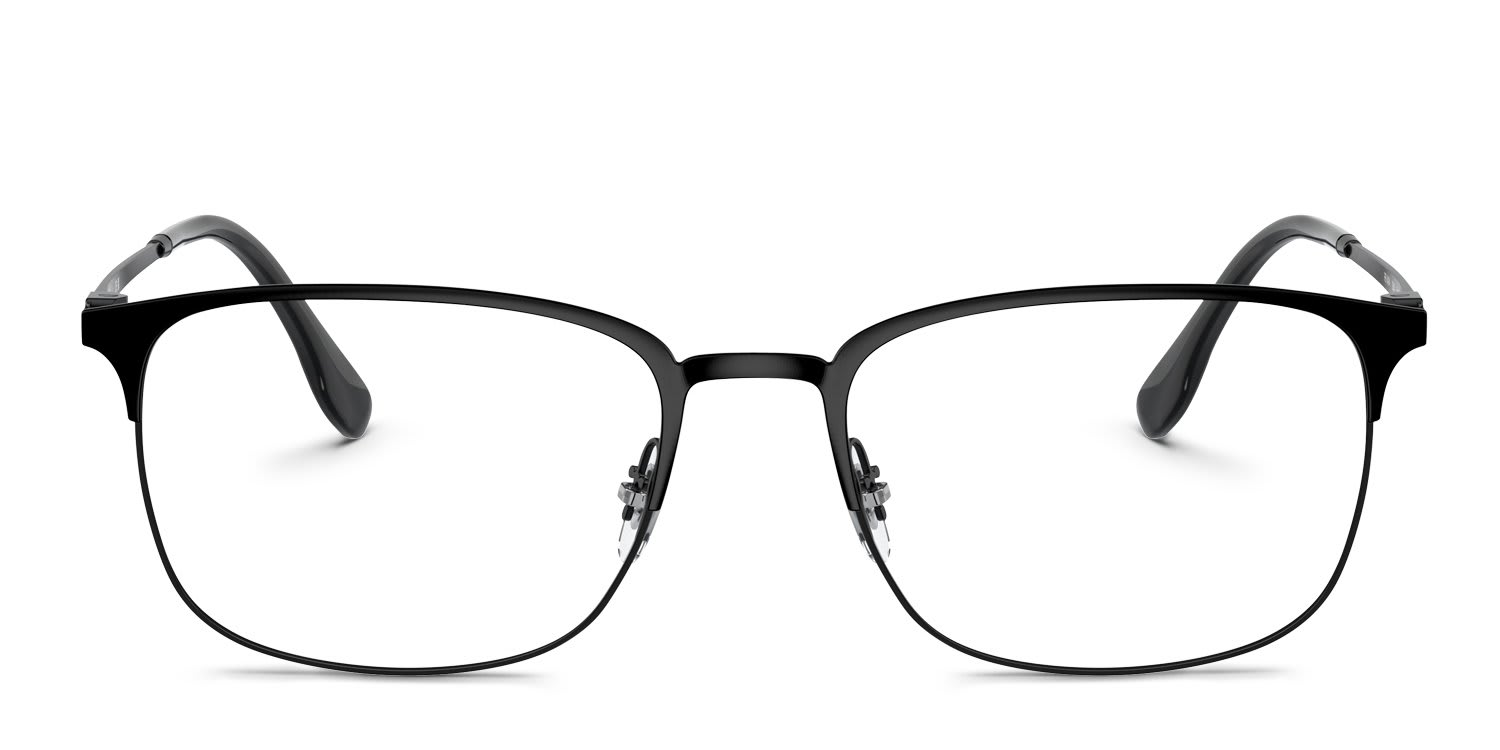 Ray-Ban RX6494 Black glasses - Black - Frontal View